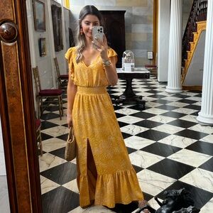 chiffon maxi dress forever 21 Lace-Trim Satin Floral Maxi Dress PINK/MULTI / XS